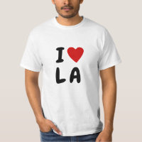 J'aime L A | coeur de texte personnalisé LA Los An
