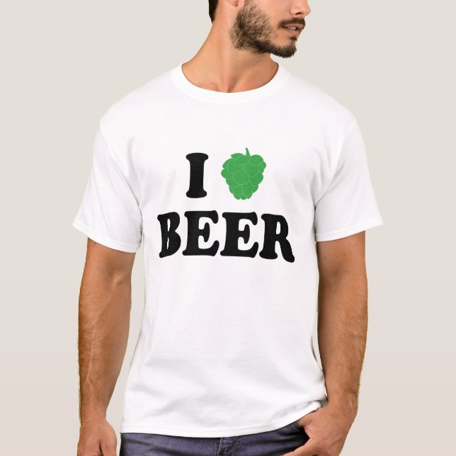 T-shirt J'aime la bière (Devant)
