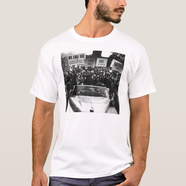 T-shirt J'aime la campagne d'Ike Dwight David Eisenhower (Devant)