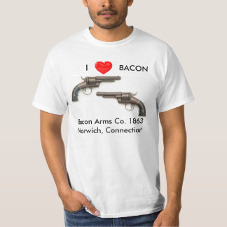 T-shirt J'aime la chemise d'arme à feu de lard
