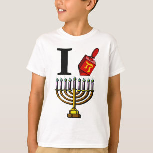 T-shirt J'aime la chemise de Chanukah