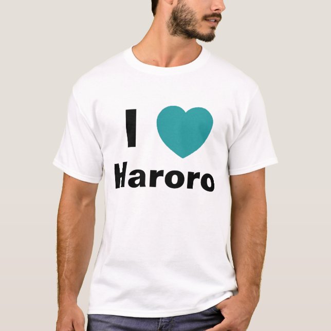 T-shirt J'aime la chemise de HaroroT (Devant)
