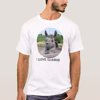 T-SHIRT J'AIME LA CHEMISE DE LAMAS