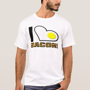 T-shirt J'aime la chemise drôle de lard
