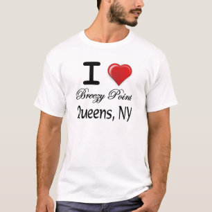 T-shirt J'aime la chemise fraîche de soulagement du Queens