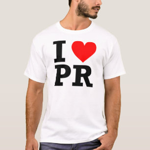 T-shirt J'aime la conception de Porto Rico