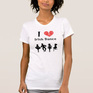 T-shirt J'aime la danse d'Irlandais