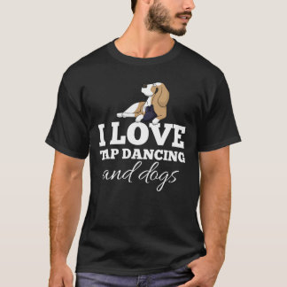 T-shirt J'aime la danse du robinet et les animaux.
