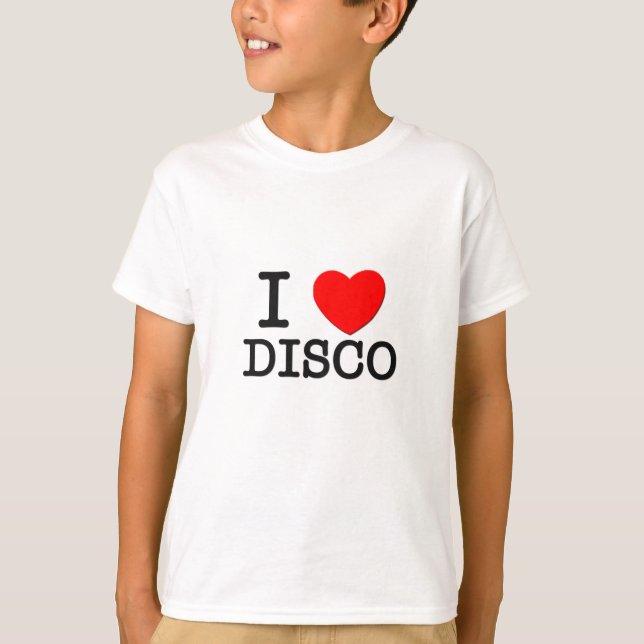 T-shirt J'aime la disco (Devant)