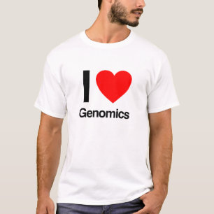 T-shirt j'aime la génomique
