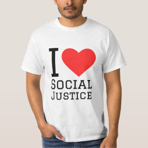 T-shirt J'aime la justice sociale