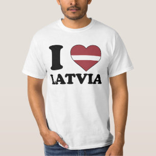 T-shirt J'aime la Lettonie