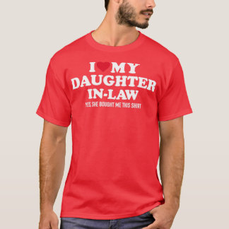 T-shirt J'aime la loi-fille pour la loi-mère