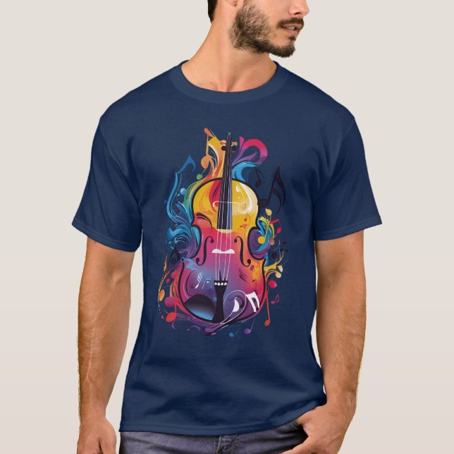 T-shirt J'aime la musique3 (Devant)
