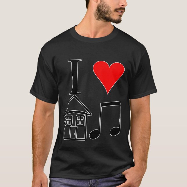 T-shirt J'aime la musique de Chambre (Devant)