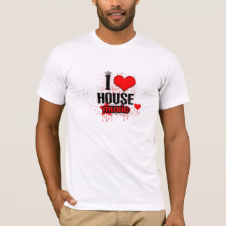 T-shirt j'aime la musique de maison