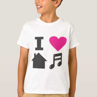 T-shirt J'aime la musique de maison