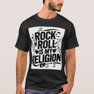 T-shirt J'aime la musique rock