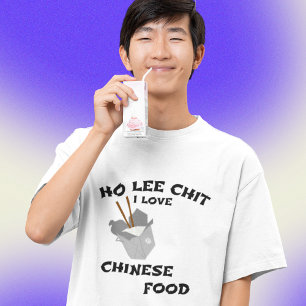 T-SHIRT J'AIME LA NOURRITURE CHINOISE