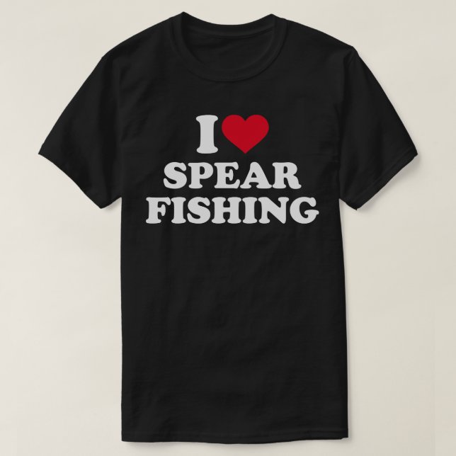 T-shirt J'aime la pêche à la Spearfish (Design devant)