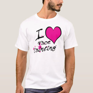 T-shirt J'aime la peinture de visage