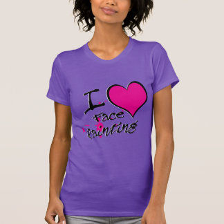 T-shirt J'aime la peinture de visage