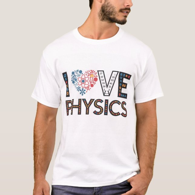 T-SHIRT J'AIME LA PHYSIQUE (Devant)