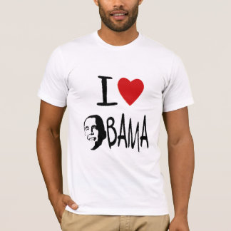T-shirt J'aime la pièce en t de l'encolure ras du cou des