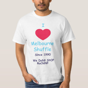T-shirt J'aime la pièce en t de pas traînant de Melbourn