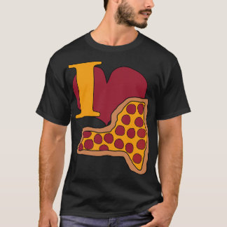 T-shirt J'Aime La Pizza De New York