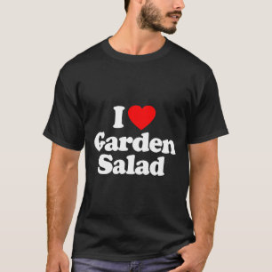 T-shirt J'aime la salade de jardin cœur