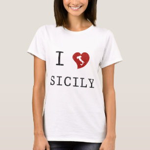T-shirt J'aime la Sicile