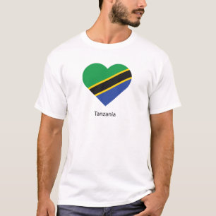 T-shirt J'aime la Tanzanie