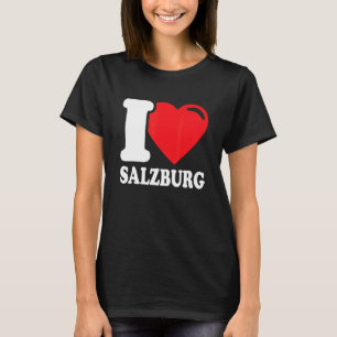 T-shirt J'aime la ville de Salzbourg en Autriche J'aime Sa