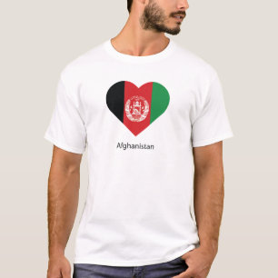 T-shirt J'aime l'Afghanistan
