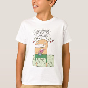 T-shirt J'aime l'amour d'amour d'amour d'amour d'amour