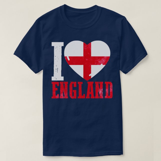 T-shirt J'aime l'Angleterre (Design devant)