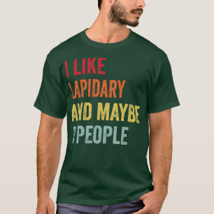 T-shirt J'Aime Lapidary Peut-Être 3 Personnes