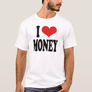 T-shirt J'aime l'argent
