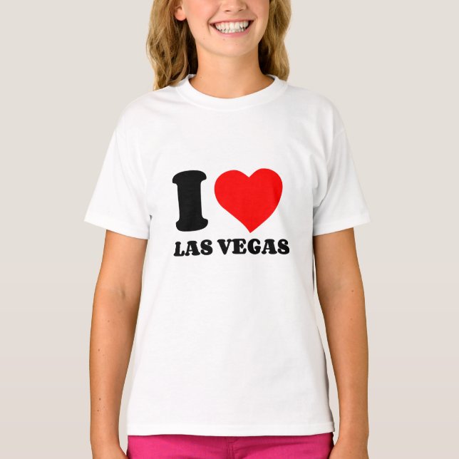 T-SHIRT J'AIME LAS VEGAS (Devant)