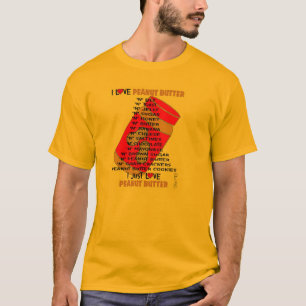 T-SHIRT J'AIME LE BEURRE D'ARACHIDE