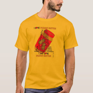 T-SHIRT J'AIME LE BEURRE D'ARACHIDE