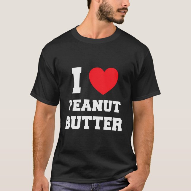 T-shirt J'Aime Le Beurre D'Arachide (Devant)