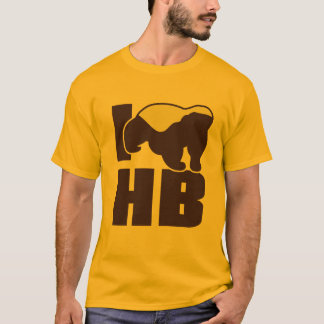 T-shirt j'aime le blaireau de miel
