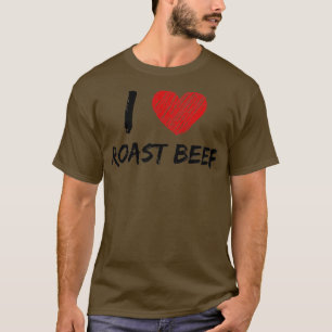 T-shirt J'Aime Le Boeuf Rôti 