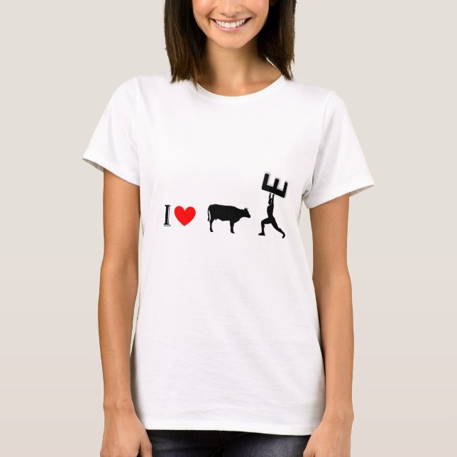 T-shirt J'aime le boeuf séché (Devant)