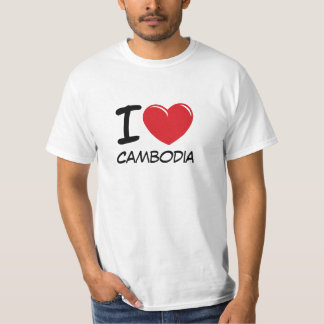 T-shirt J'aime le Cambodge
