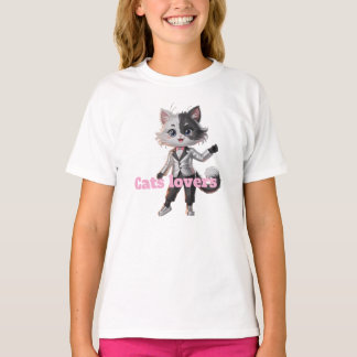 T-shirt J'aime le chat