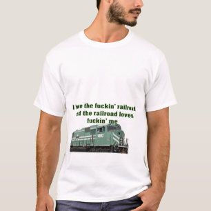 T-shirt J'aime le chemin de fer
