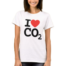 J'aime le CO2 - J'aime le dioxyde de carbone t-shi